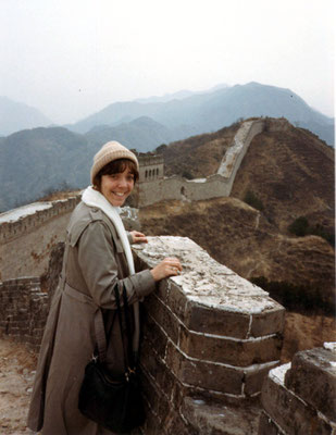 Ursula at the Great Wall of China