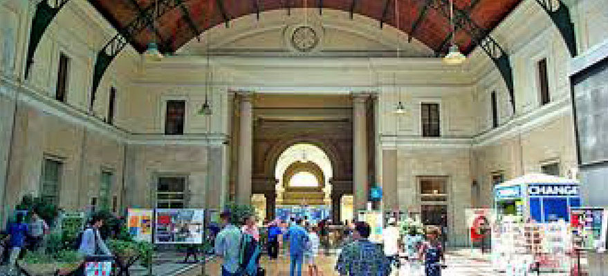 Genoa Railway Station interior.