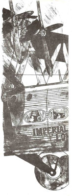 Back cover of the October 1986 MBA newsletter. Artist : Anthony Zois