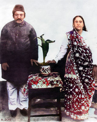 Meher Baba's parents : Sheriar M. Irani (  father ) & Shireen D. Irani ( mother )