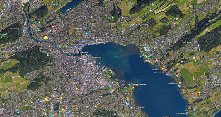 Lucerne Map 2 - aerial view