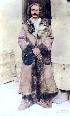 Asthma photographed Baba on 17the June 1923, Quetta,, Br. India ( now Pakistan ). Image rendition by Anthony Zois.