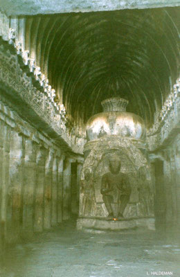 Buddhist Caves ; photo by Lyn Haldeman