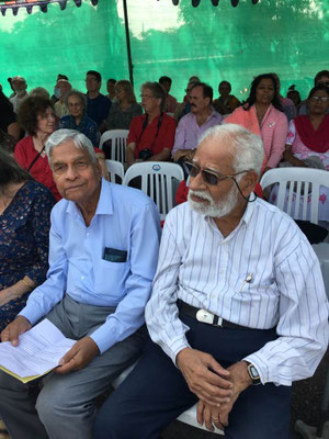 Shridhar & Jal Dastur during the Inauguration