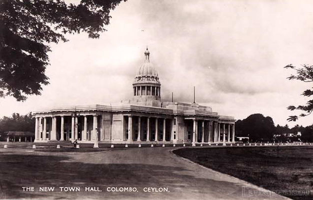 Town Hall-Colombo-Ceylon-1940s