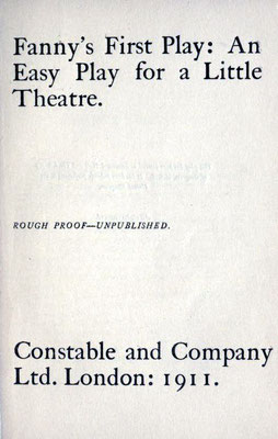 Front cover of the play's programme.