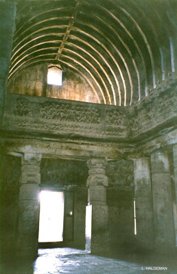 Buddhist Caves ; photo by Lyn Haldeman