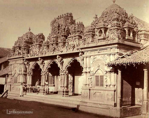 Hindu Temple- Colombo 1880