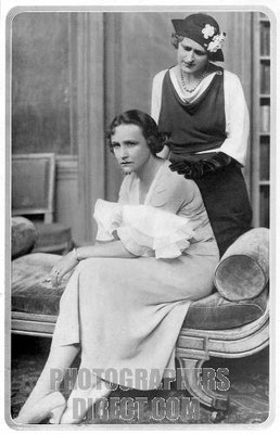 Fay Compton as Norma ( seated ) and Zena Dare as Lady Raynor