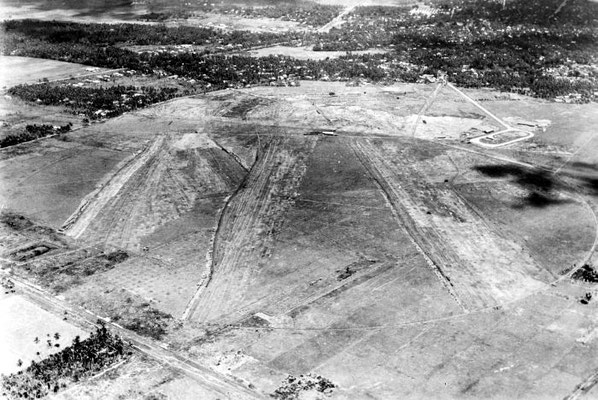 Aerial of Kemayoran Airport, Jakarta, Indonesia