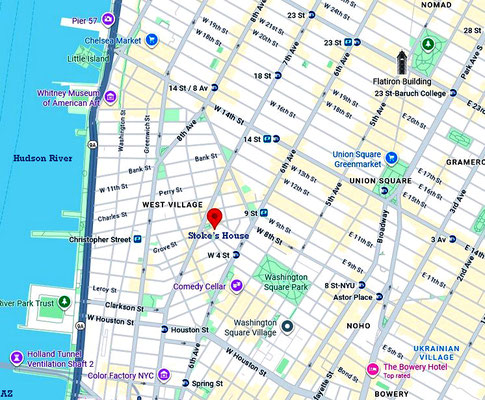 Map of 88 Grove St, NY.