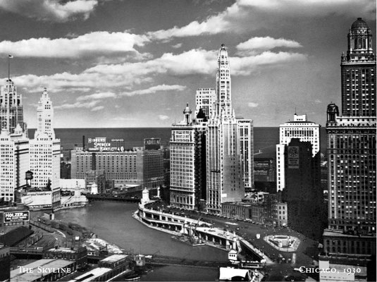 The Skyline - Chicago 1930