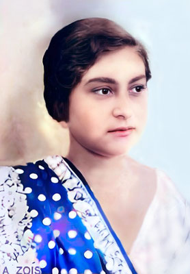 FREINY ( PIROJA ) J. IRANI. Image rendition by Anthony Zois.