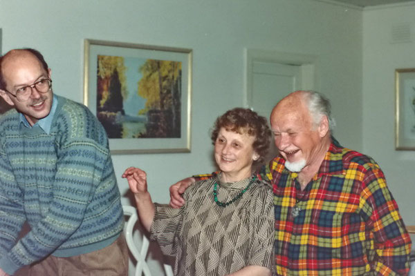 John Connor ( left ), Sofie Miskias and Le Buchanan. Photo taken by Jim Miskia