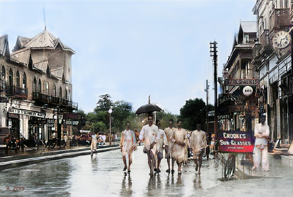 Bruce Road 1920s. Image rendition by Anthony Zois.