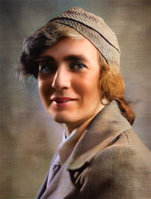 Margaret Ross - photo courtesy of Ann Ross. Image rendition by Anthony Zois.