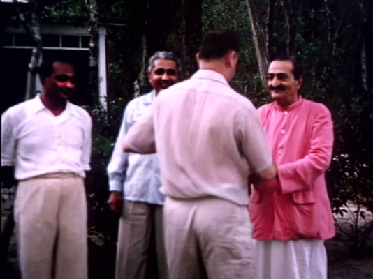 1956 : Meher Baba the Meher Abode compound.  Image captured by Anthony Zois from a film by Sufism Reoriented.