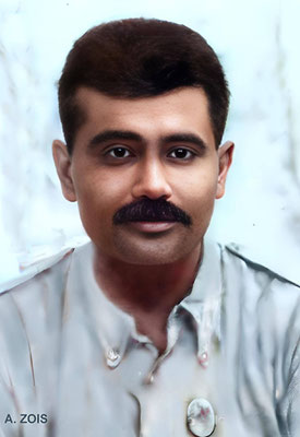 Rustom K. Irani . Image rendition by Anthony Zois.