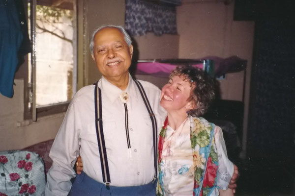 Bhau Kalchuri with Jasmine Ilas