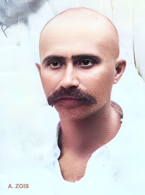 Gustadji Hansotia. Image rendition by Anthony Zois.