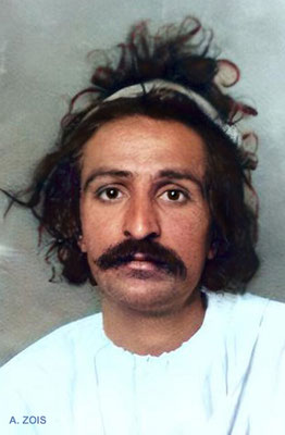 MEHER BABA. Image rendition by Anthony Zois.