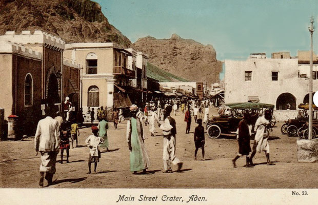 Aden early 1900s. Image rendered by Anthony Zois.