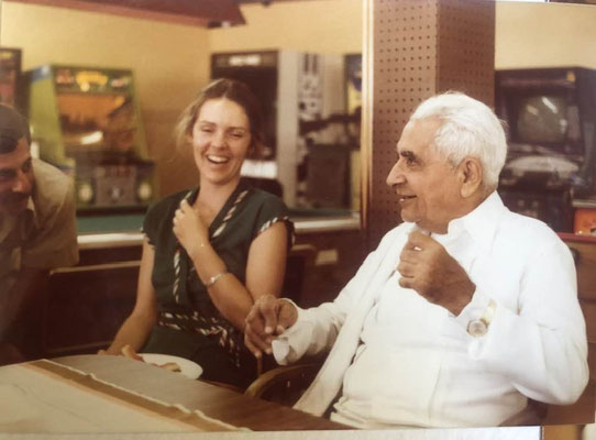 Adi with Terry Adams.Courtesy of Susan White. 