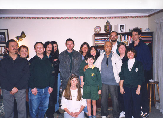  Bhau Kalchuri & Flint Dow with the Melbourne group at Tony's home. Photo taken by Anthony Zois
