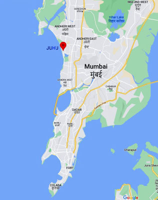 Juhu map.
