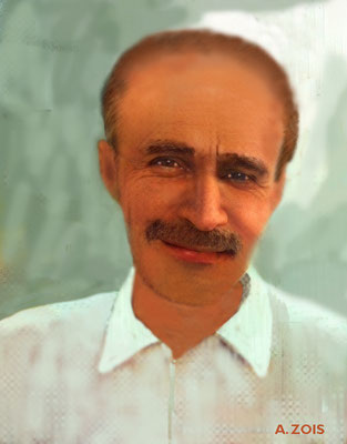 Naoroji Dadachanji. Image rendition by Anthony Zois.