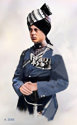 Prince of Wales in Bombay, India. Image rendition by Anthony Zois.