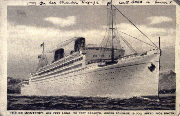 Postcard ( front ) received by Delia De Leon in London from Meher Baba. Courtesy of Delia's book "The Ocean Of Love".