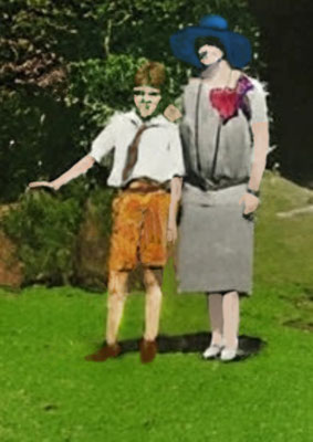 LEILA & BRUCE LEARNED. Image rendition by Anthony Zois.
