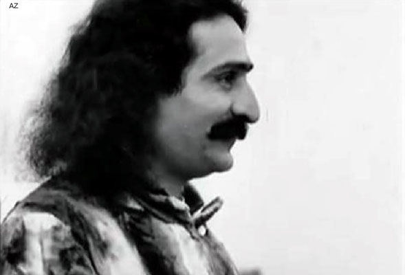 1932 : Meher Baba in New York. Image taken from a film and edited by Anthony Zois