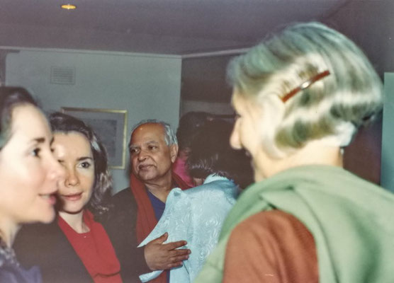 The Ann-marie & Liz Gaskin ( left ) & Bhau Kalchuri.
