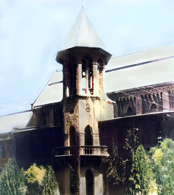 St. Vincent's High School, Poona. Image rendered by Anthony Zois.