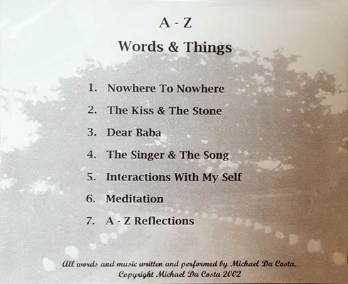 CD - back cover