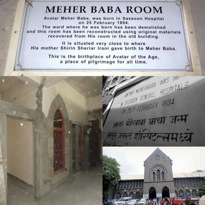 Plaque at Sassoon Hospital.