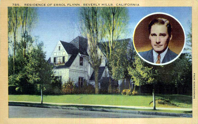 Errol Flynn's  home in Beverley Hills