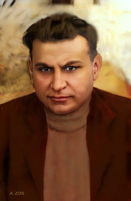 Keki Desai. Image rendition by Anthony Zois.