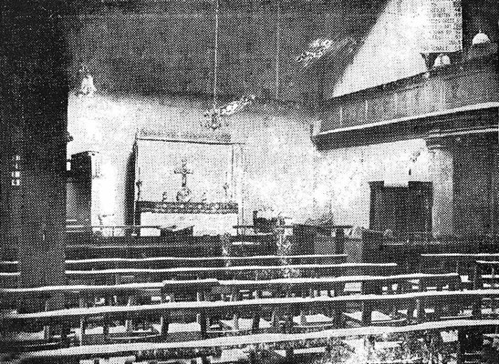 Interior of the Wesley Church at 26 West Street London - Courtesy of Paul Edwards