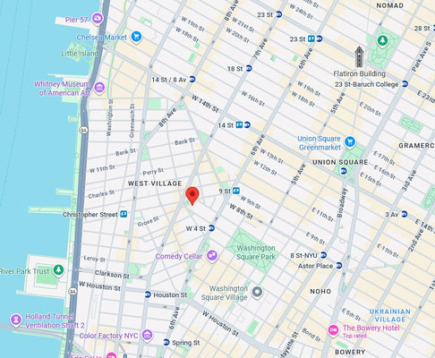 Map of 88 Grove St, NY.