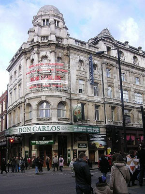 The Globe Theatre, later knaown as the Gielgud Theatre