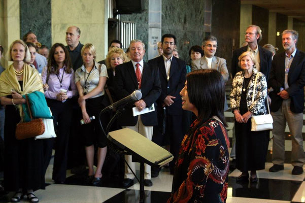 Laurie at the United Nations ; 2007