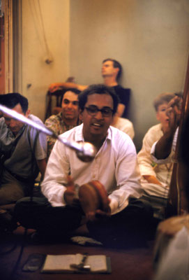 Madhusudan singing. Courtesy of Larry & Rita Karrasch
