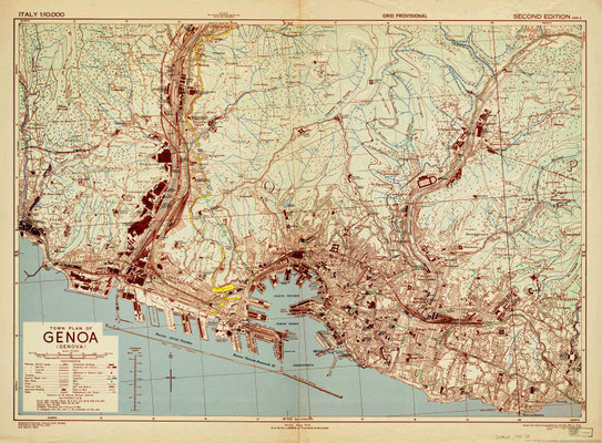 Genoa map.
