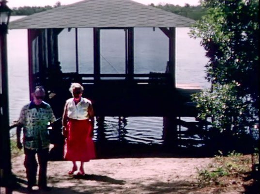 1956 ; Meher Center, Myrtle Beach, SC. ; The Boat house on the Center. The images were captured by Anthony Zois from a film by Sufism Reoriented.