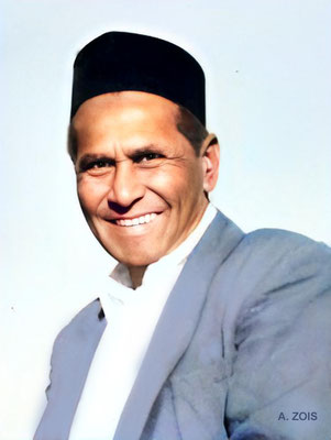 Sadashiv Patel - 1940s. Image rendered by Anthony Zois.