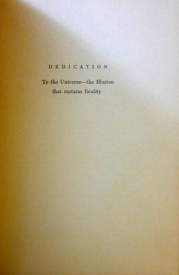 Dedication page.  NOTE ; this page differs from the White Hardback printing