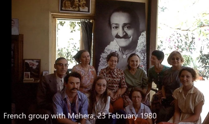 1980 French group tour of India in Meherazad. Photo courtesy of Hasan Selisik.